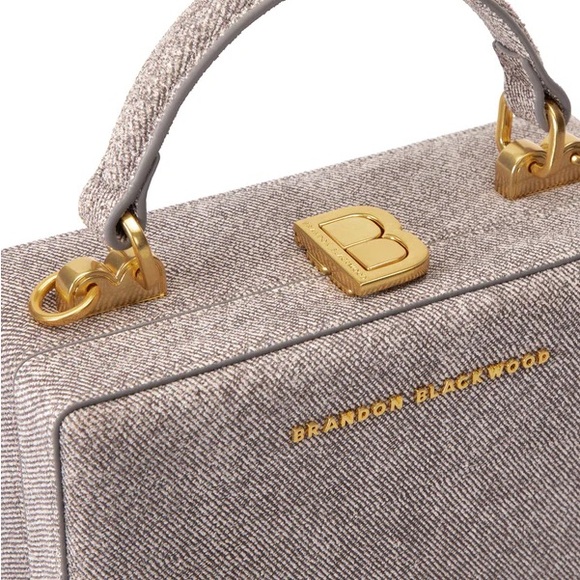 Brandon Blackwood Kendrick Trunk- Brown Denim Suede - Picture 3 of 6